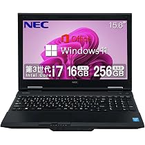 NEC i7 高速SSD500 メモリ16 Windows11 ノートパソコン★ Amazon.co.jp: 【整備済み品】 【今だけメモリ16GB】NEC ハイスペック